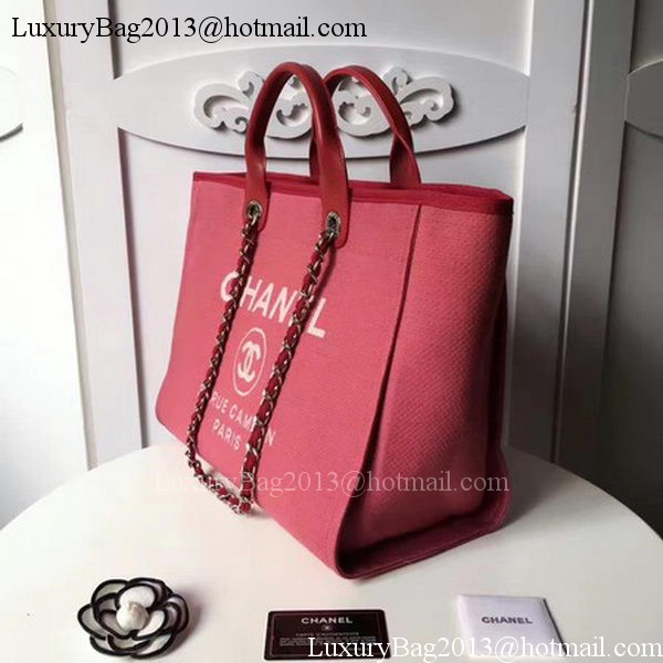 Chanel Large Canvas Tote Shopping Bag CHA1679 Red Chanel Large Canvas Tote Shopping Bag CHA1679 Red