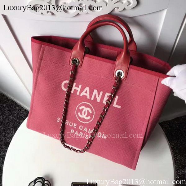 Chanel Large Canvas Tote Shopping Bag CHA1679 Red Chanel Large Canvas Tote Shopping Bag CHA1679 Red