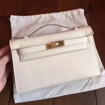 Hermes Kelly 22cm Tote Bag Original Leather KL22 White Hermes Kelly 22cm Tote Bag Original Leather KL22 White