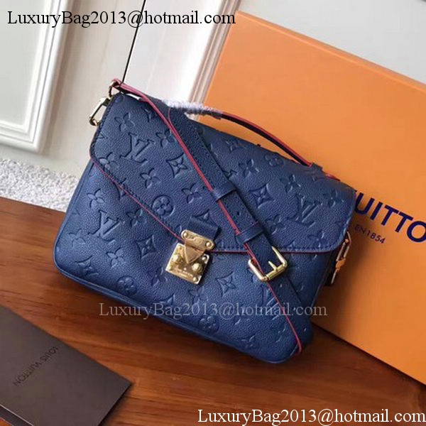 Louis Vuitton Monogram Empreinte POCHETTE METIS M41488 Blue Louis Vuitton Monogram Empreinte POCHETTE METIS M41488 Blue