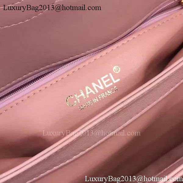 Chanel Classic Top Handle Bag Pink Sheepskin Leather A92991 Gold Chanel Classic Top Handle Bag Pink Sheepskin Leather A92991 Gold