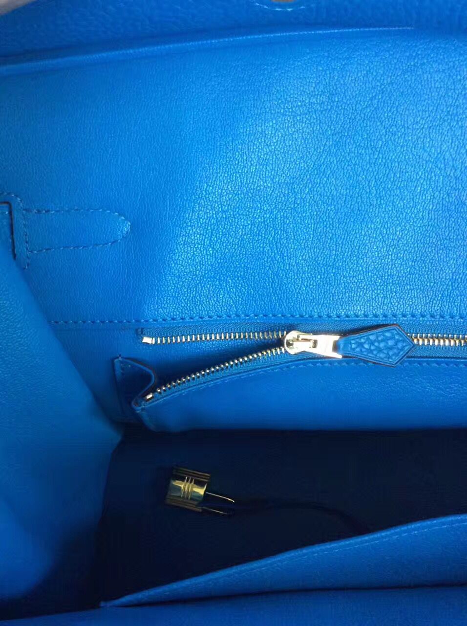 Hermes Birkin 30CM Tote Bag Blue Original Leather HB30 Glod Hermes Birkin 30CM Tote Bag Blue Original Leather HB30 Glod