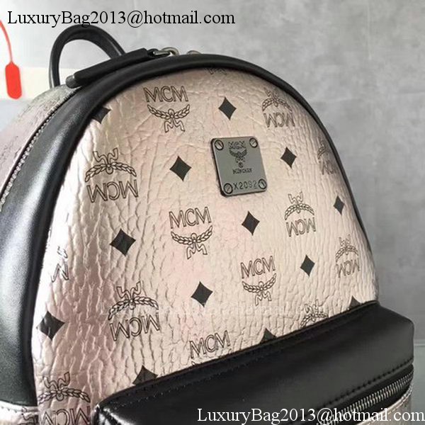 MCM Medium Top Studs Backpack MCM0039 Silver MCM Medium Top Studs Backpack MCM0039 Silver