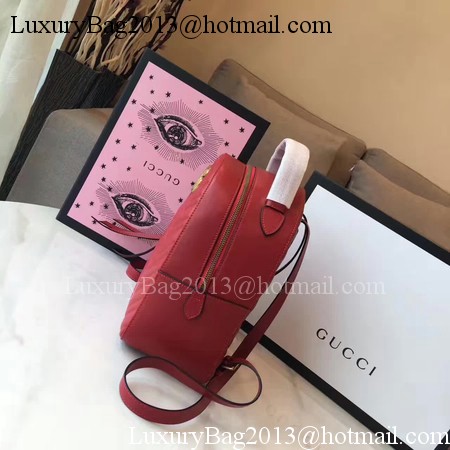 Gucci GG Marmont Quilted Leather Backpack 476671 Red Gucci GG Marmont Quilted Leather Backpack 476671 Red