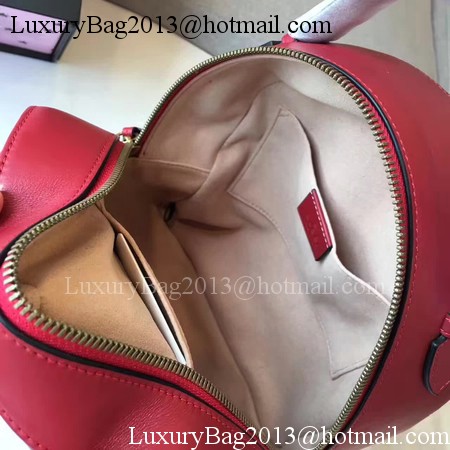 Gucci GG Marmont Quilted Leather Backpack 476671 Red Gucci GG Marmont Quilted Leather Backpack 476671 Red