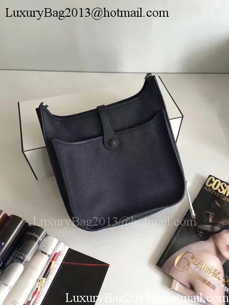 Hermes Evelyne 30cm Messenger Bag E3301 Black Hermes Evelyne 30cm Messenger Bag E3301 Black
