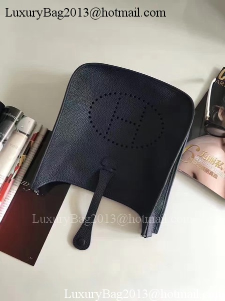 Hermes Evelyne 30cm Messenger Bag E3301 Black Hermes Evelyne 30cm Messenger Bag E3301 Black