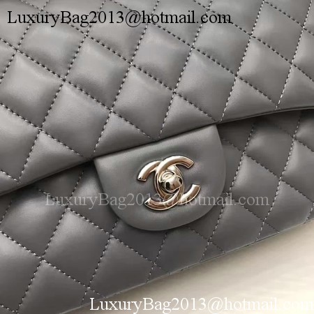 Chanel 2.55 Series Flap Bags Original Sheepskin A1112 Grey Chanel 2.55 Series Flap Bags Original Sheepskin A1112 Grey