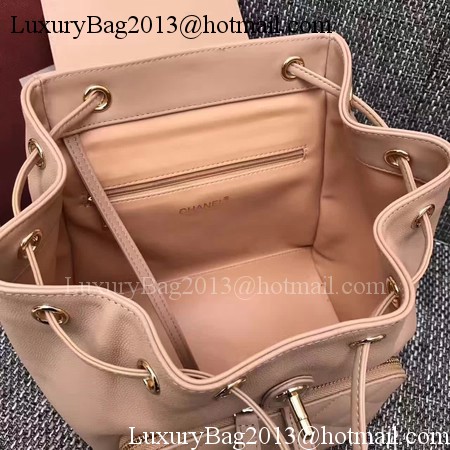 Chanel Original Leather Backpack CHA2590 Apricot Chanel Original Leather Backpack CHA2590 Apricot
