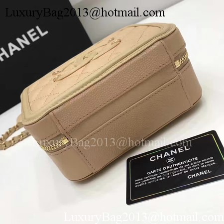 Chanel Cosmetic Bag Original Cannage Pattern A93341 Apricot Chanel Cosmetic Bag Original Cannage Pattern A93341 Apricot