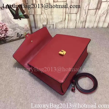 Gucci Sylvie Leather Top Handle Bag 431665 Red Gucci Sylvie Leather Top Handle Bag 431665 Red