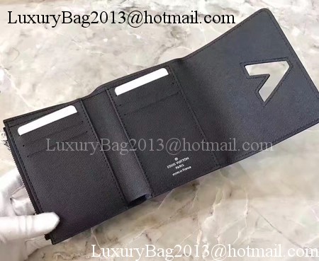 Louis Vuitton Epi Leather TWIST COMPACT WALLET M64414 Black Louis Vuitton Epi Leather TWIST COMPACT WALLET M64414 Black