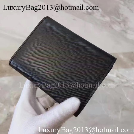 Louis Vuitton Epi Leather TWIST COMPACT WALLET M64414 Black Louis Vuitton Epi Leather TWIST COMPACT WALLET M64414 Black