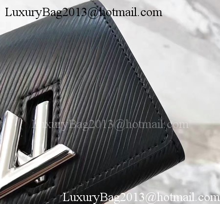 Louis Vuitton Epi Leather TWIST COMPACT WALLET M64414 Black Louis Vuitton Epi Leather TWIST COMPACT WALLET M64414 Black