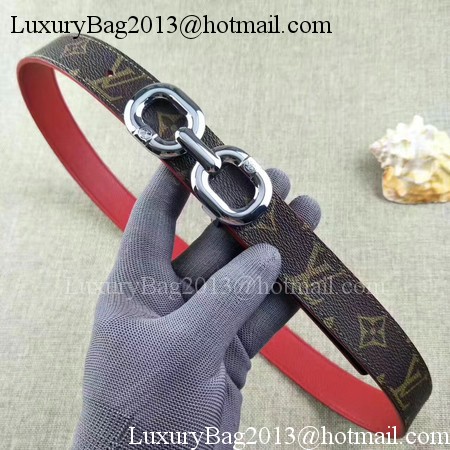 Louis Vuitton 30mm Brown Leather Belt M4226 Silver Louis Vuitton 30mm Brown Leather Belt M4226 Silver