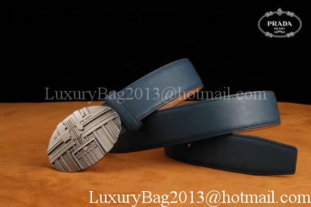 Prada Leather Belt PD0802 Royal Prada Leather Belt PD0802 Royal
