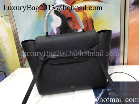 Celine Belt Bag Original Litchi Leather C3349 Black Celine Belt Bag Original Litchi Leather C3349 Black