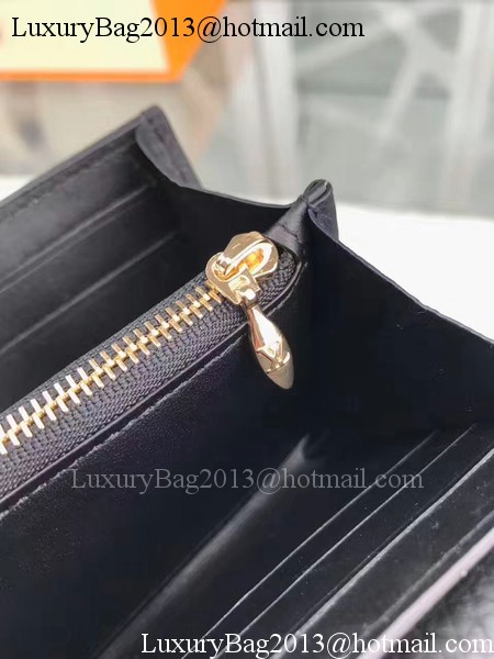 Louis Vuitton CRUISE 2017 CAPUCINES WALLET M64551 Black Louis Vuitton CRUISE 2017 CAPUCINES WALLET M64551 Black