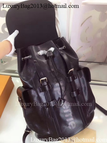 Louis Vuitton Epi Leather CHRISTOPHER PM M50159 Black Louis Vuitton Epi Leather CHRISTOPHER PM M50159 Black