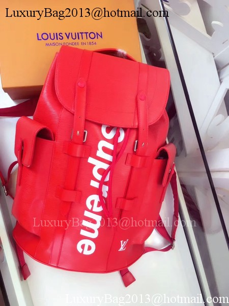 Louis Vuitton Epi Leather CHRISTOPHER PM M50159 Red Louis Vuitton Epi Leather CHRISTOPHER PM M50159 Red