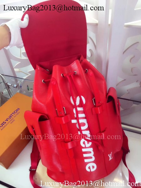 Louis Vuitton Epi Leather CHRISTOPHER PM M50159 Red Louis Vuitton Epi Leather CHRISTOPHER PM M50159 Red