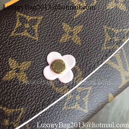 Louis Vuitton Monogram Canvas EMILIE WALLET M64202 Pink Louis Vuitton Monogram Canvas EMILIE WALLET M64202 Pink