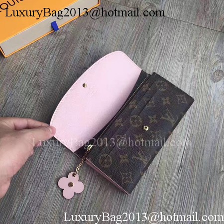 Louis Vuitton Monogram Canvas EMILIE WALLET M64202 Pink Louis Vuitton Monogram Canvas EMILIE WALLET M64202 Pink