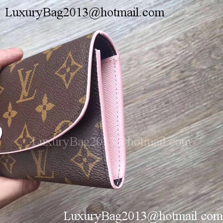 Louis Vuitton Monogram Canvas EMILIE WALLET M64202 Pink Louis Vuitton Monogram Canvas EMILIE WALLET M64202 Pink