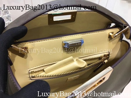 Fendi Peekaboo Bags Original Leather F3659 Green Fendi Peekaboo Bags Original Leather F3659 Green