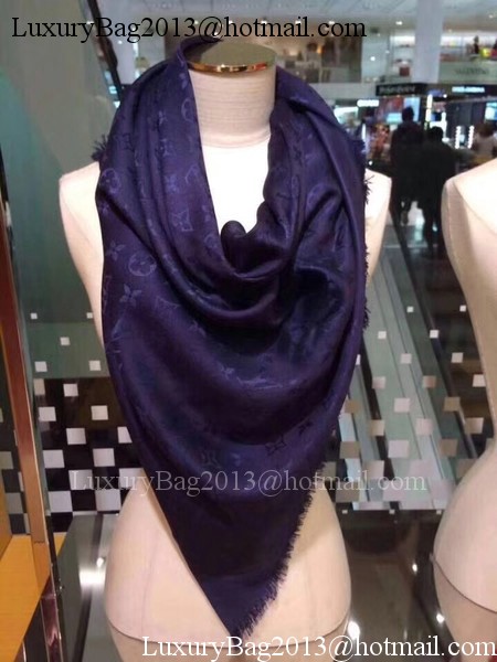 Louis Vuitton MONOGRAM DENIM Scarf M33695 Royal Louis Vuitton MONOGRAM DENIM Scarf M33695 Royal