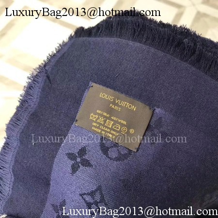 Louis Vuitton MONOGRAM DENIM Scarf M33695 Royal Louis Vuitton MONOGRAM DENIM Scarf M33695 Royal