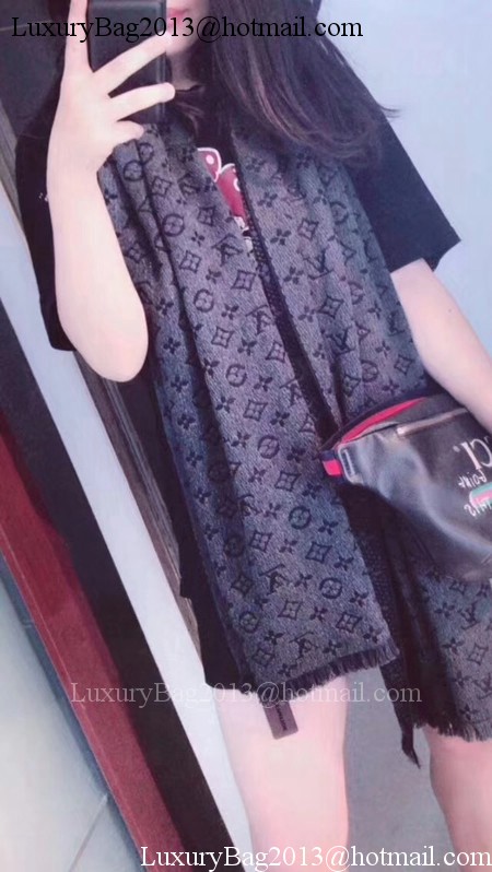 Louis Vuitton Scarf A2360 Grey Louis Vuitton Scarf A2360 Grey