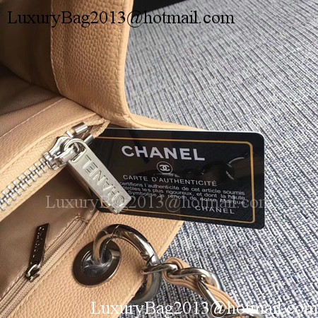 Chanel LE Boy Grand Shopping Tote Bag GST Apricot Cannage Pattern A50995 Silver Chanel LE Boy Grand Shopping Tote Bag GST Apricot Cannage Pattern A50995 Silver