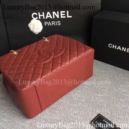 Chanel LE Boy Grand Shopping Tote Bag GST Wine Cannage Pattern A50995 Gold Chanel LE Boy Grand Shopping Tote Bag GST Wine Cannage Pattern A50995 Gold