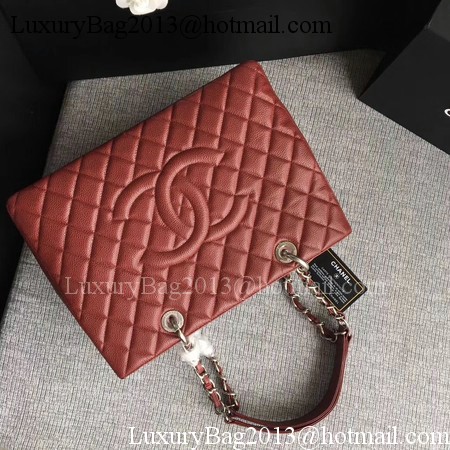 Chanel LE Boy Grand Shopping Tote Bag GST Wine Cannage Pattern A50995 Silver Chanel LE Boy Grand Shopping Tote Bag GST Wine Cannage Pattern A50995 Silver