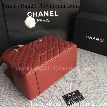 Chanel LE Boy Grand Shopping Tote Bag GST Wine Cannage Pattern A50995 Silver Chanel LE Boy Grand Shopping Tote Bag GST Wine Cannage Pattern A50995 Silver