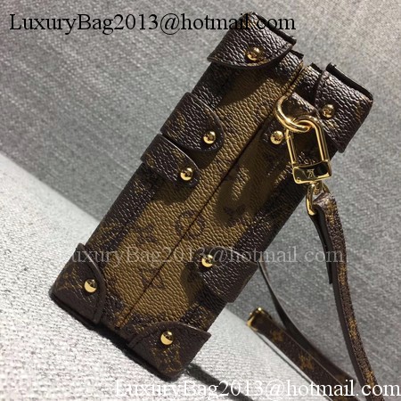 Louis Vuitton Petite Malle Monogram Canvas Bag M44154 Reverse Louis Vuitton Petite Malle Monogram Canvas Bag M44154 Reverse