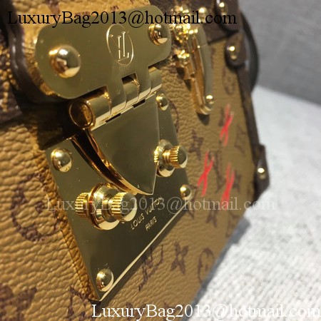 Louis Vuitton Petite Malle Monogram Canvas Bag M44154 Reverse Louis Vuitton Petite Malle Monogram Canvas Bag M44154 Reverse
