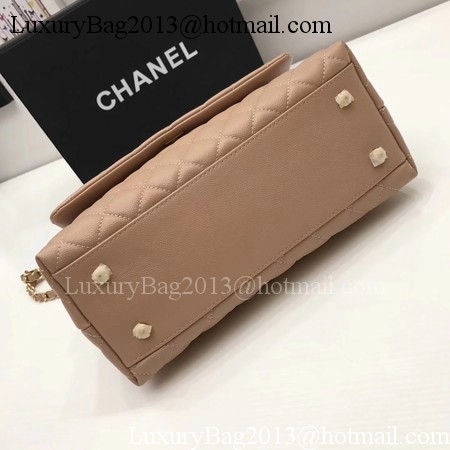 Chanel Classic Red Top Handle Bag Apricot Original Leather A92991 Gold Chanel Classic Red Top Handle Bag Apricot Original Leather A92991 Gold