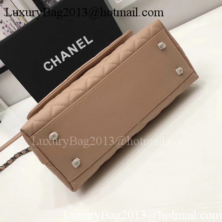 Chanel Classic Red Top Handle Bag Apricot Original Leather A92991 Silver Chanel Classic Red Top Handle Bag Apricot Original Leather A92991 Silver