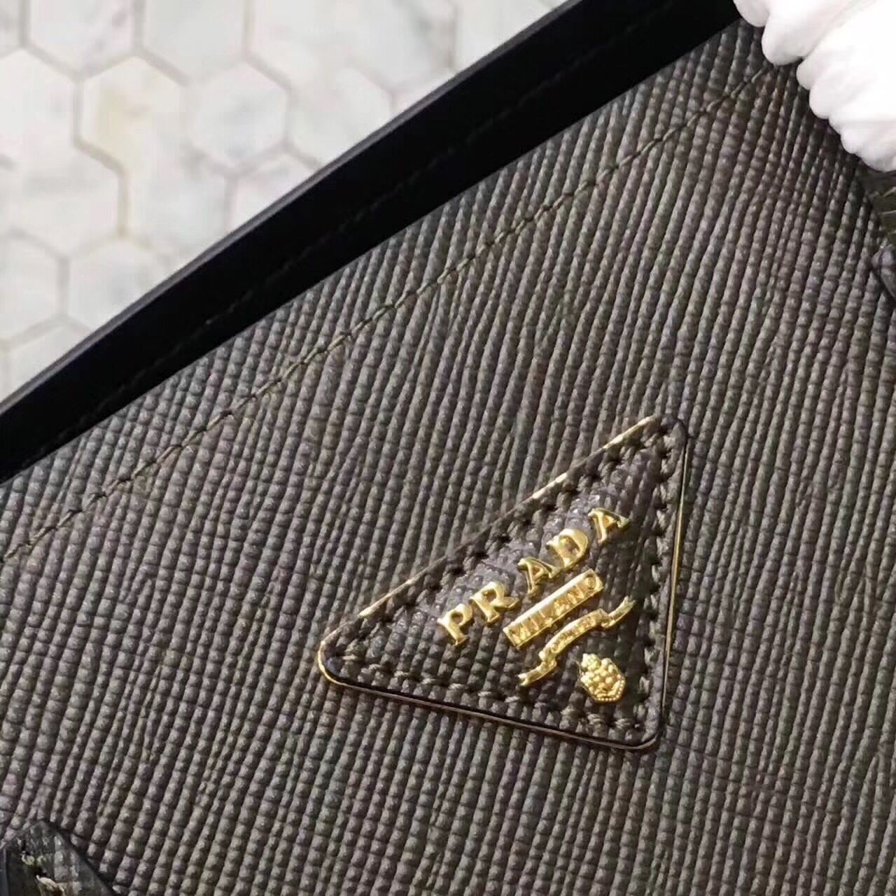 Prada Saffiano Cuir Original Leather Tote Bag BN2758 Black Prada Saffiano Cuir Original Leather Tote Bag BN2758 Black