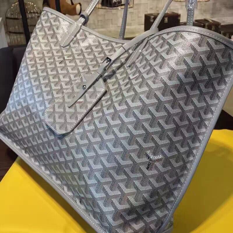 Goyard Y Doodling Calfskin Leather Tote Bag 7901 Grey Goyard Y Doodling Calfskin Leather Tote Bag 7901 Grey