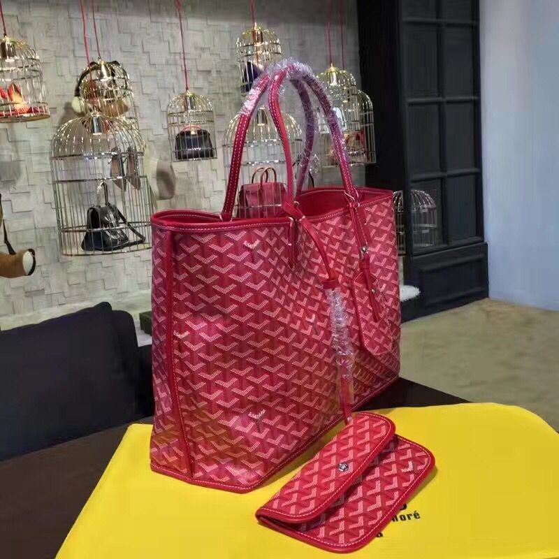 Goyard Y Doodling Calfskin Leather Tote Bag 7901 Pink Goyard Y Doodling Calfskin Leather Tote Bag 7901 Pink