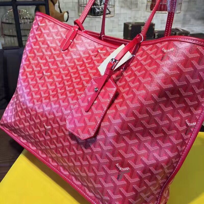 Goyard Y Doodling Calfskin Leather Tote Bag 7901 Pink Goyard Y Doodling Calfskin Leather Tote Bag 7901 Pink