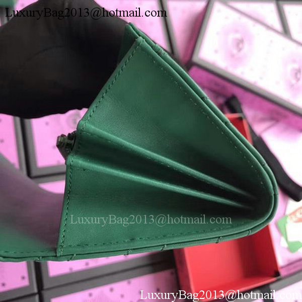 Gucci GG Marmont Continental Wallet 443436 Green Gucci GG Marmont Continental Wallet 443436 Green