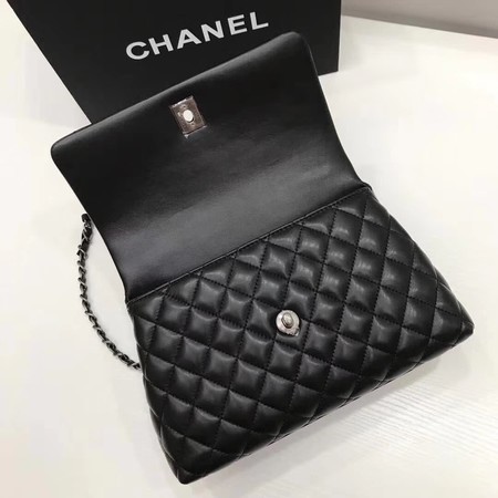 Chanel Classic Red Top Handle Bag Original Leather A92991 Black Chanel Classic Red Top Handle Bag Original Leather A92991 Black