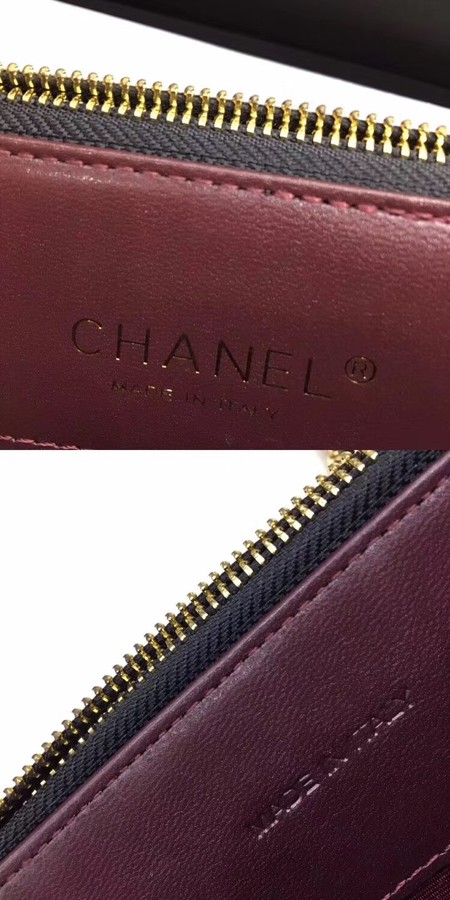 Chanel Shoulder Bag Black Sheepskin Leather CHA6845 Gold Chanel Shoulder Bag Black Sheepskin Leather CHA6845 Gold