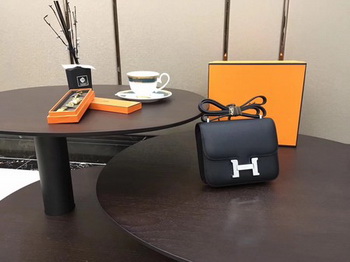 Hermes Constance Bag Original Calfskin Leather H9910 Black