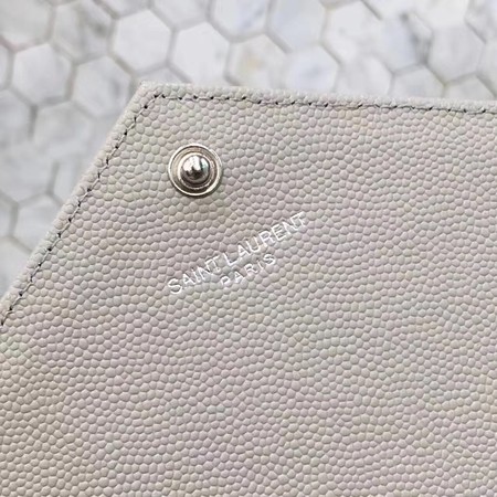 YSL WOC Classic Monogramme Flap Bag Cannage Pattern Y1003 Grey YSL WOC Classic Monogramme Flap Bag Cannage Pattern Y1003 Grey