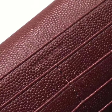 YSL WOC Classic Monogramme Flap Bag Cannage Pattern Y1003 Wine YSL WOC Classic Monogramme Flap Bag Cannage Pattern Y1003 Wine